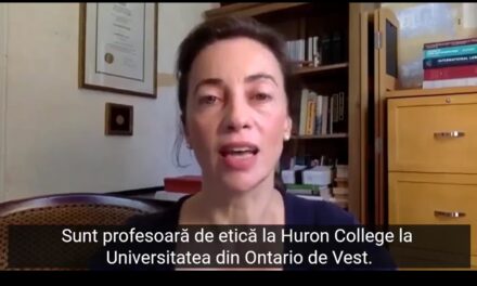 Lecția Profesoarei de etică Julie Ponesse din Canada (video)