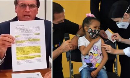 EXEMPLU DE OM. Președintele Braziliei ÎN FAȚA NAȚIUNII: Fiica mea de 11 ani NU VA FI VACCINATĂ! Subliniez: vaccinarea copiilor între 5 și 11 NU e obligatorie. Nimeni nu răspunde de efectele adverse. Serul Pfizer e în faza de TESTARE