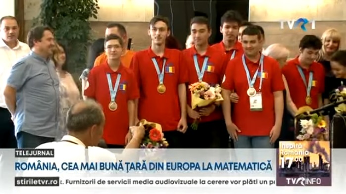 România, loc fruntaș în lume la Olimpiada de matematică