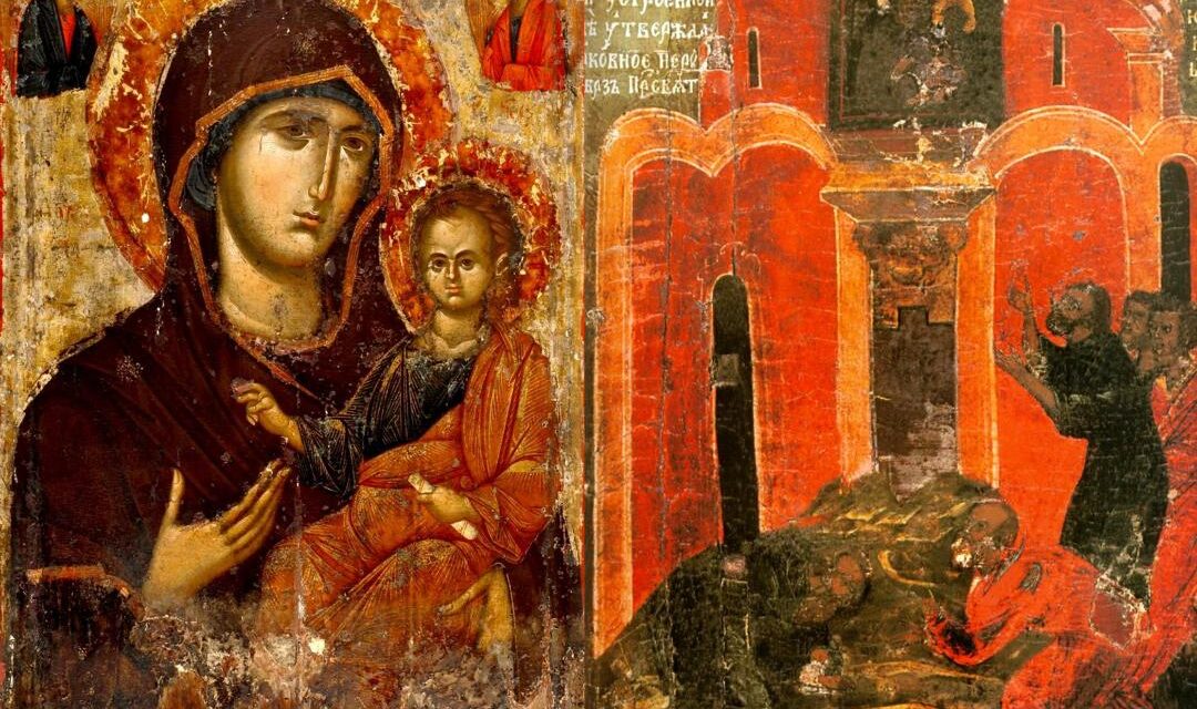 9 iulie: Cinstirea Sfintei Icoane a Maicii Domnului Îndrumătoarea de la Mănăstirea Neamț, cea mai veche icoană făcătoare de minuni din România