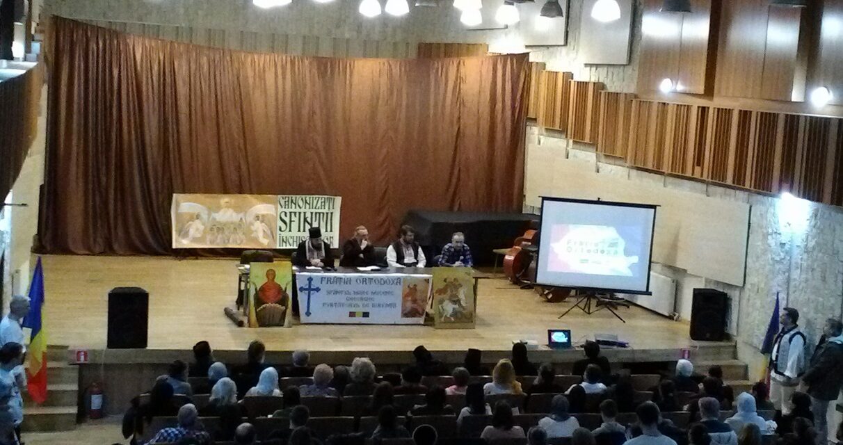 Audio – Pr. Amfilohie Brânză (în conferință la Ploiești) iritat de întrebări cu privire la ecumenism, nepomenirea ierarhilor și deranjat de blogerii antiecumeniști anonimi