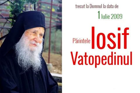 Preacuviosul Părinte Stareț Iosif Vatopedinul: Numele lui Hristos este foc mistuitor!