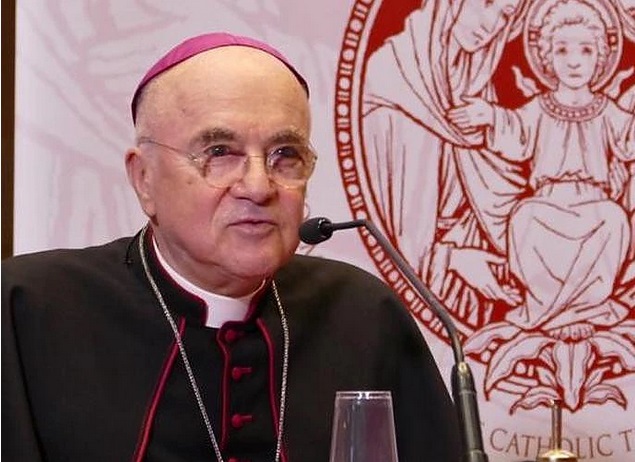 Arhiepiscopul papistaș Vigano: Păstorii falși lucrează cu Masoneria pentru a distruge Biserica și a ne subjuga sub spectrul Noii Ordini Mondiale