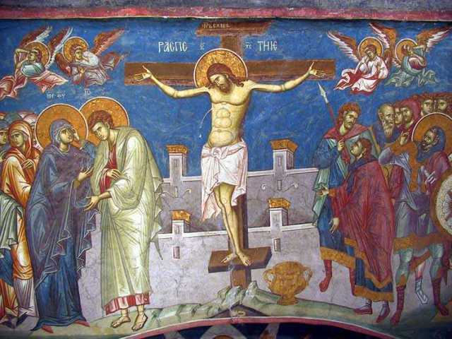 MOARTEA PE CRUCE A DOMNULUI NOSTRU IISUS HRISTOS ŞI POGORÂREA SA LA IAD ÎN INTERPRETAREA SFÂNTULUI EFREM SIRUL