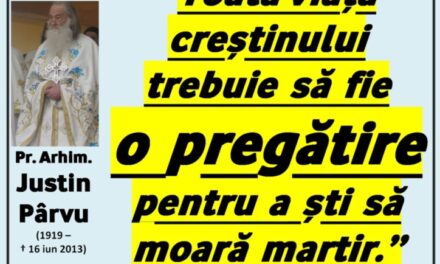 Modelul creștin în familie – Sf. Părinte Justin Pârvu