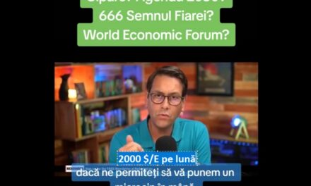 Oferta Noii Ordini Mondiale prin Agenda 2030-W.E.F.: 2000 Euro/$ lunar pentru cipare, sau prigoană (video)