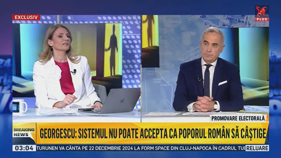 Ultimele zbateri ale sistemului soroșisto-sexomarxisto-globalisto-satanist din România, DISPERAT că-și vede sfârșitul pe teritoriul mioritic, prin TREZIREA ÎN CONȘTIINȚĂ a românilor: Călin Georgescu la Anca Alexandrescu – 4 dec.2024 – Replica după ”dezvăluirile” SRI, SIE și MAI: ”DISPERAREA TOTALĂ A SISTEMULUI! CSAT trebuia să desecretizeze călătoriile lui Iohannis. Războiul din Ucraina trebuie oprit urgent”