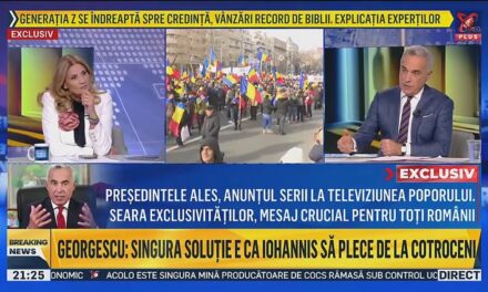 Călin Georgescu la Realitatea Plus: Pentru cetățeanul Iohannis există doar o soluție, SĂ PLECE! UE a fost implicată în fraudarea alegerilor, și-au dat arama pe față!