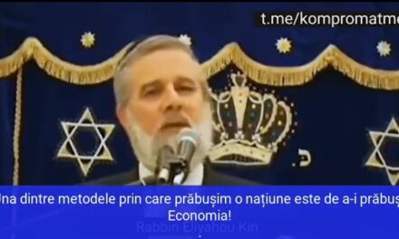 ”Una dintre metodele prin care prăbușim o națiune este de a-i prăbuși economia.” (VIDEO)