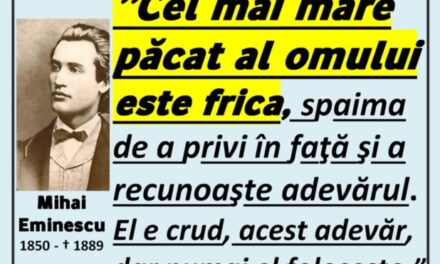 Mihai Eminescu despre vânzarea de țară