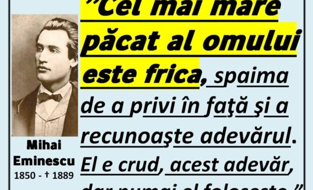 Mihai Eminescu despre vânzarea de țară