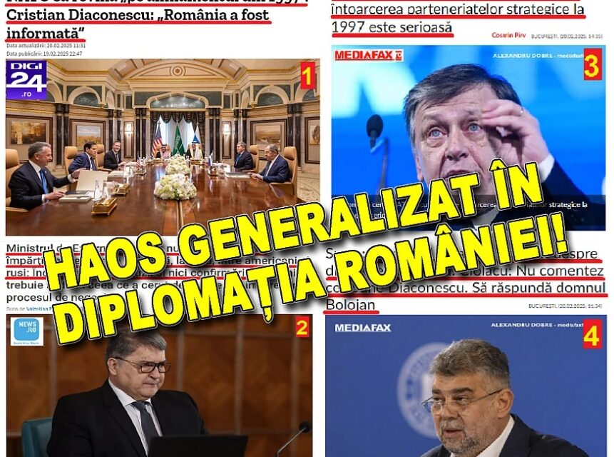Haos generalizat în politica externă și diplomația României!