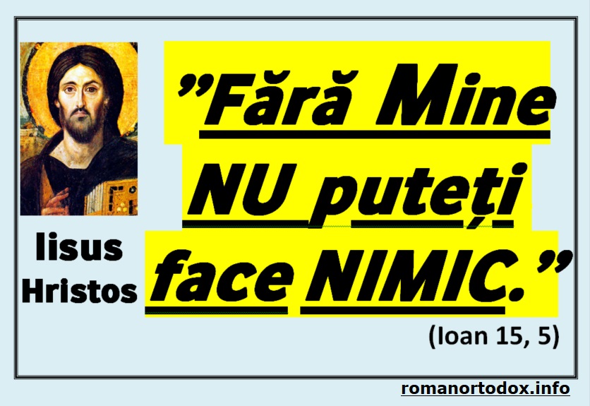 ROMÂNIA, TREZEȘTE-TE ! ! ! Fără Hristos, fără întoarcerea sinceră la Sfânta Ortodoxie prin lepădarea și îngrădirea de orice erezie începând cu cea mai vicleană dintre toate – ecumenismul sincretist, NU putem face NIMIC ! ! !