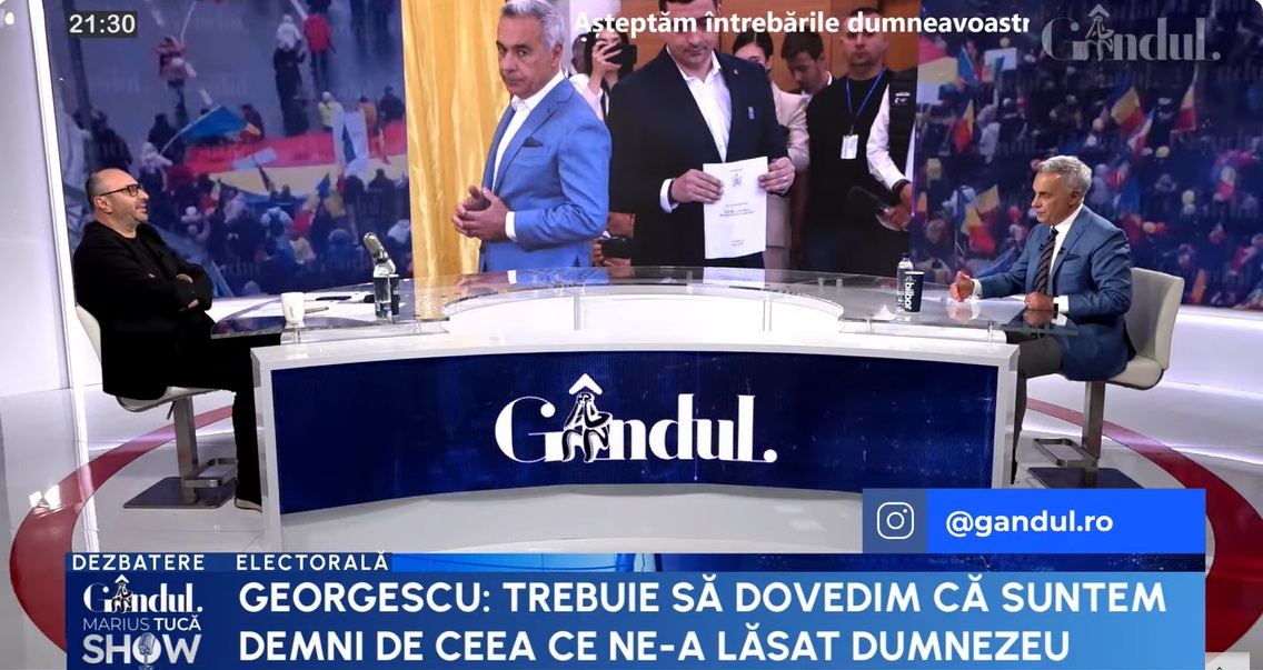 Călin Georgescu, mesaj de susținere puternică pentru George Simion și îndemn categoric la vot: Avem de ales între credință și necredință! Nicușor Dan este de o ”infantilitate criminală”. Pentru toți românii: să iertăm și să ne iubim unii pe alții (VIDEO)