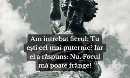 Am întrebat fierul: tu ești cel mai puternic?
