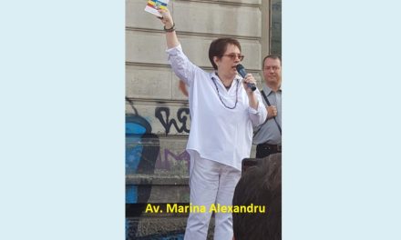 Mesaj extrem de IMPORTANT al Av. Marina Alexandru. (video)