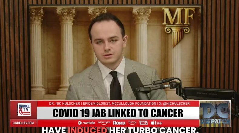 Epidemiologul Nicolas Hulscher: Vaccinurile COVID-19 reprezintă unul dintre cei mai mari factori de risc cancerigen din istorie. TURBO-MOARTE