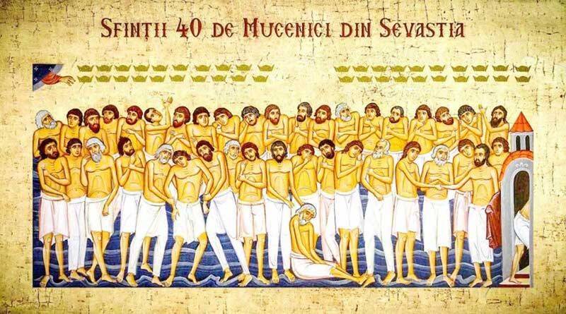 9 martie: Sfinții 40 de Mucenici. Predica Sfântului Nicolae Velimirovici