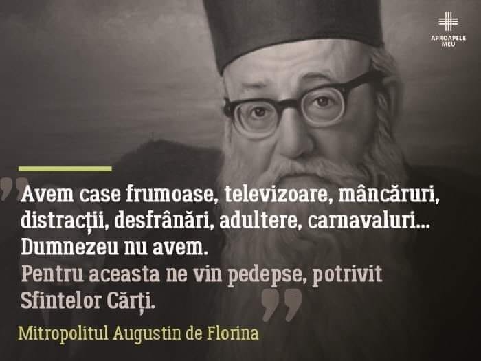 Augustin Kandiotis – mitropolitul ortodox mărturisitor al Florinei – Grecia – † 28 August 2010